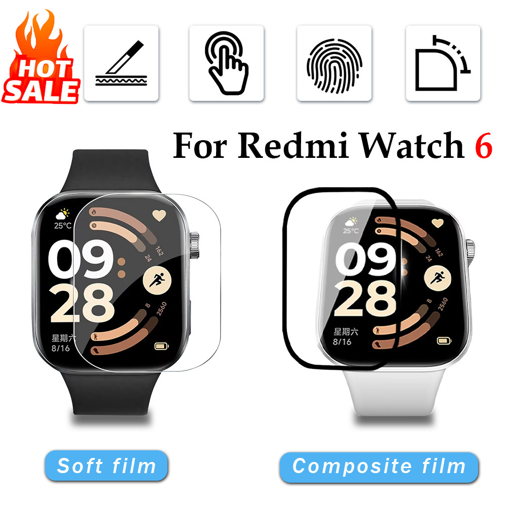 Smartwatch Watch Accessories - 1-5Pcs Soft Film for Xiaomi Redmi