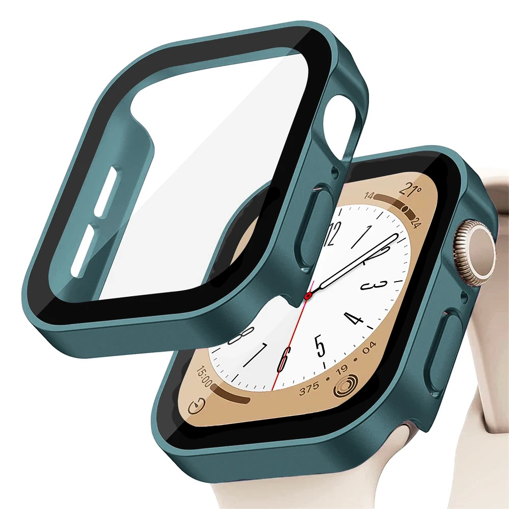 Smartwatch Watch Accessories For Women - Glass+cover For Apple Watch case series