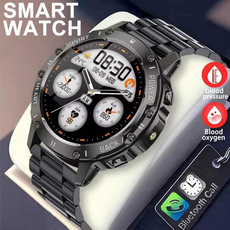 Smartwatch X12 - Military Outdoor 1.39-inch TFT Round Screen