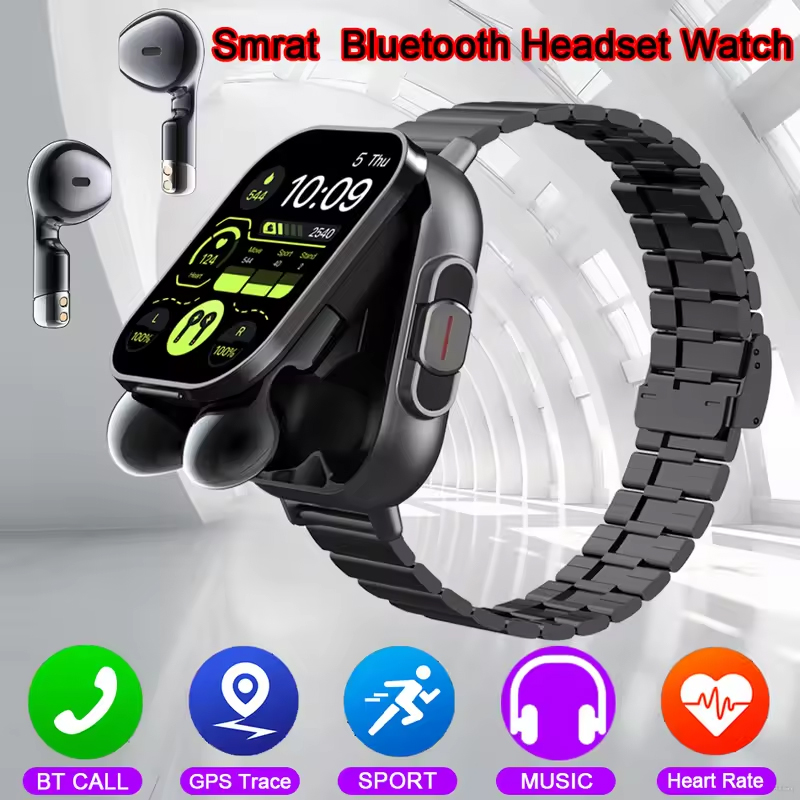 NFC Smart Watch TWS 2-in-1 Hea - Smartwatch Headset ulasan dan harga