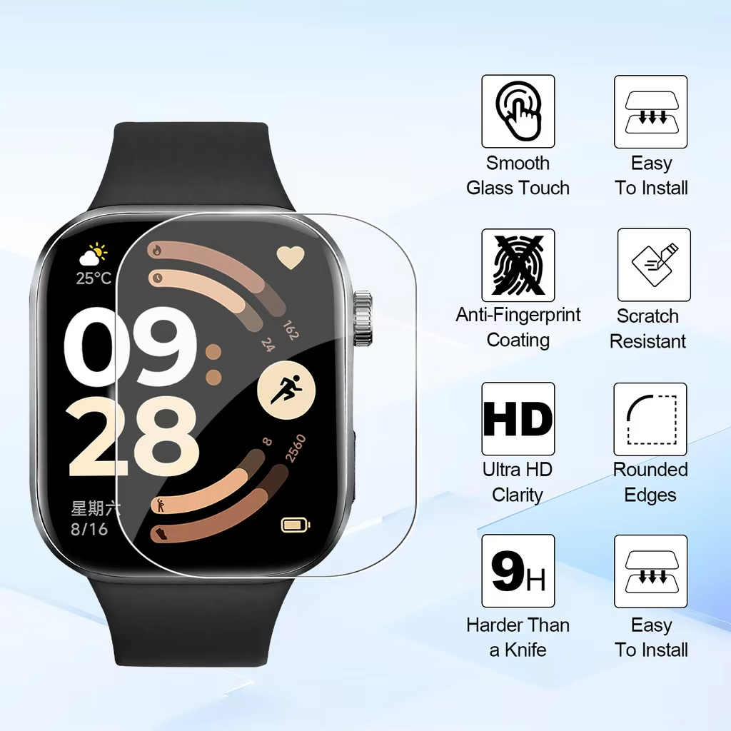 1-5Pcs Soft Film for Xiaomi Re - Smartwatch Watch Accessories ulasan dan harga
