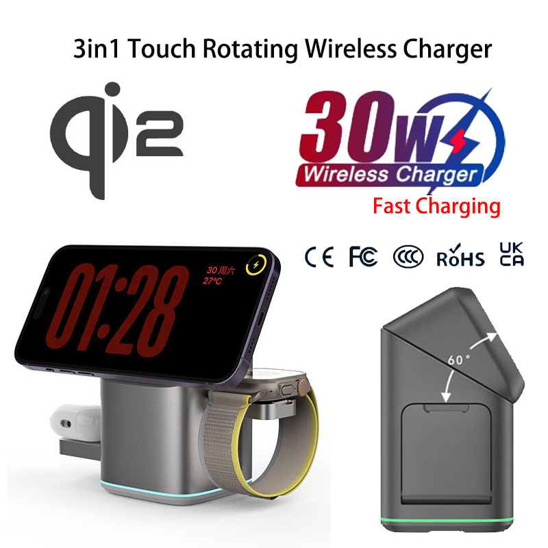 Praiser 25W Qi2 Foldable Touch - Smartwatch Touch ulasan dan harga