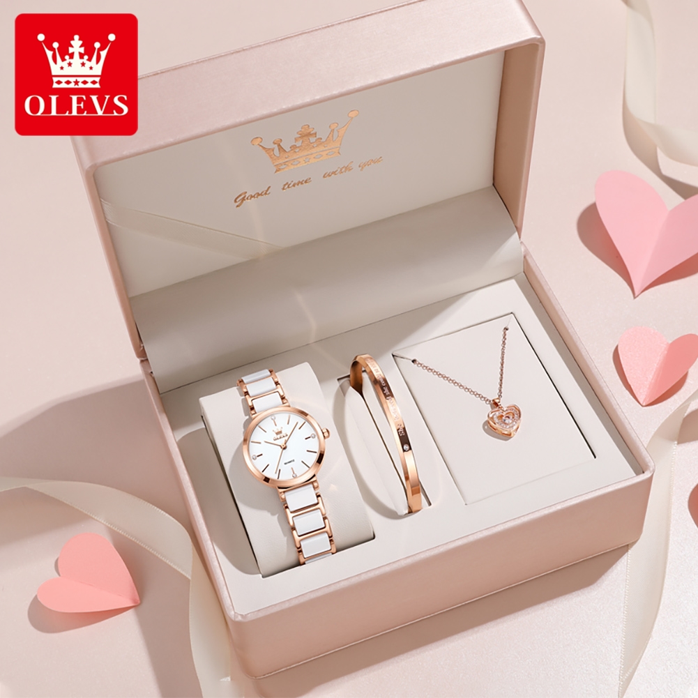 OLEVS Women Watch 5877 Luxury  - Accessories With Watch ulasan dan harga