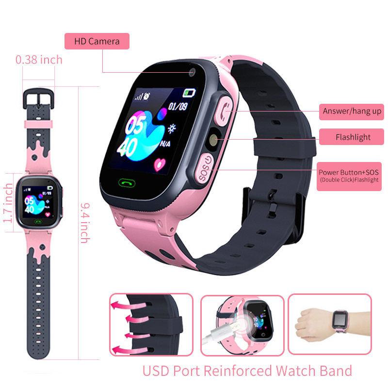 Kids Smart Watch Waterproof Sm - Smartwatch Touch ulasan dan harga