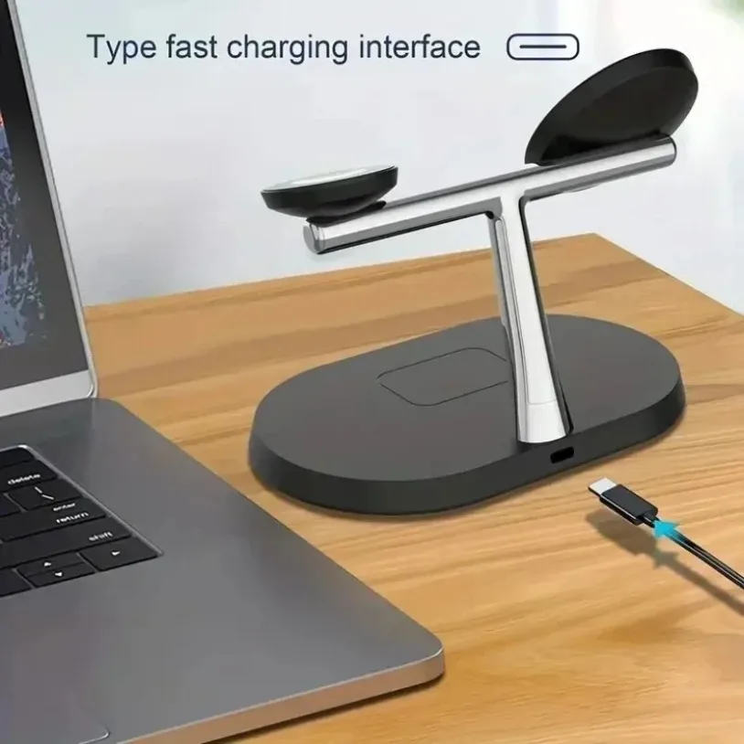 3 In 1 Opansten Magnetic Wirel - Watch Charger Cable ulasan dan harga