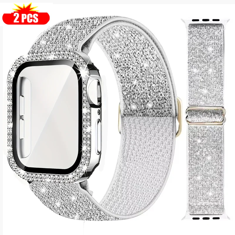 Band+Case for Apple Watch 45mm - Smartwatch Watch Accessories For Women ulasan dan harga