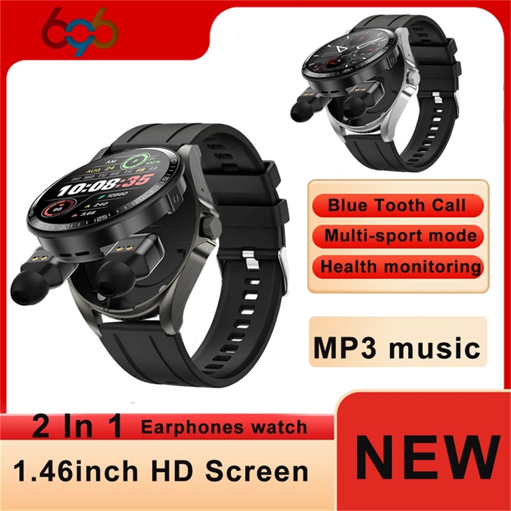 696 New Smart Watch Headphones - Smartwatch Headset ulasan dan harga