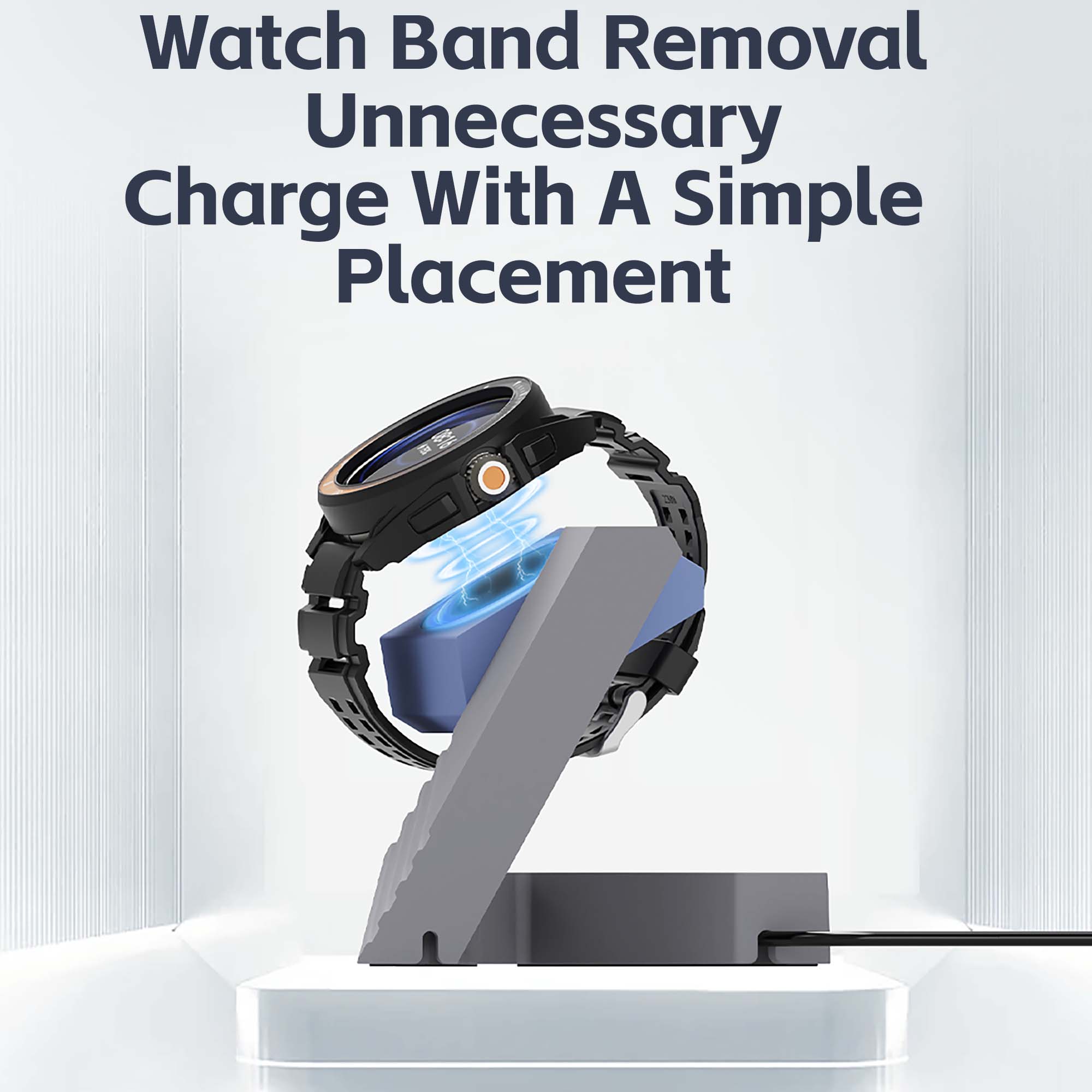 PC Geometric watch stand Dock  - Xiaomi Smartwatch S4 Accessories ulasan dan harga