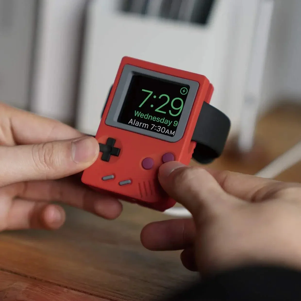 Silicone Holder for IWatch Cha - Watch Charging Dock ulasan dan harga