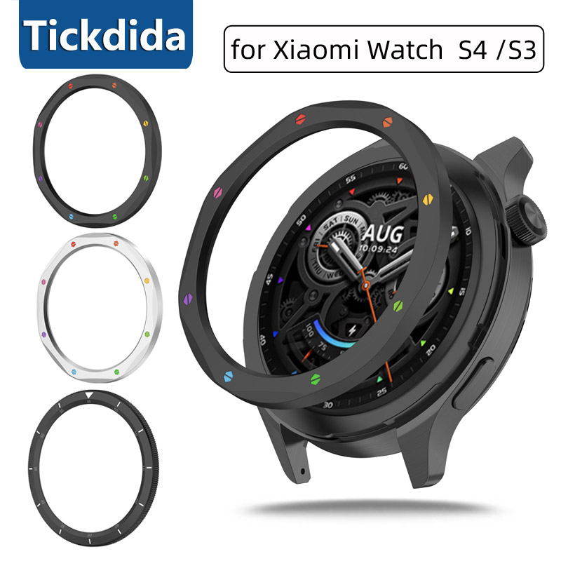 Metal Bezel Ring Case For Xiao - Xiaomi Smartwatch S4 Accessories ulasan dan harga