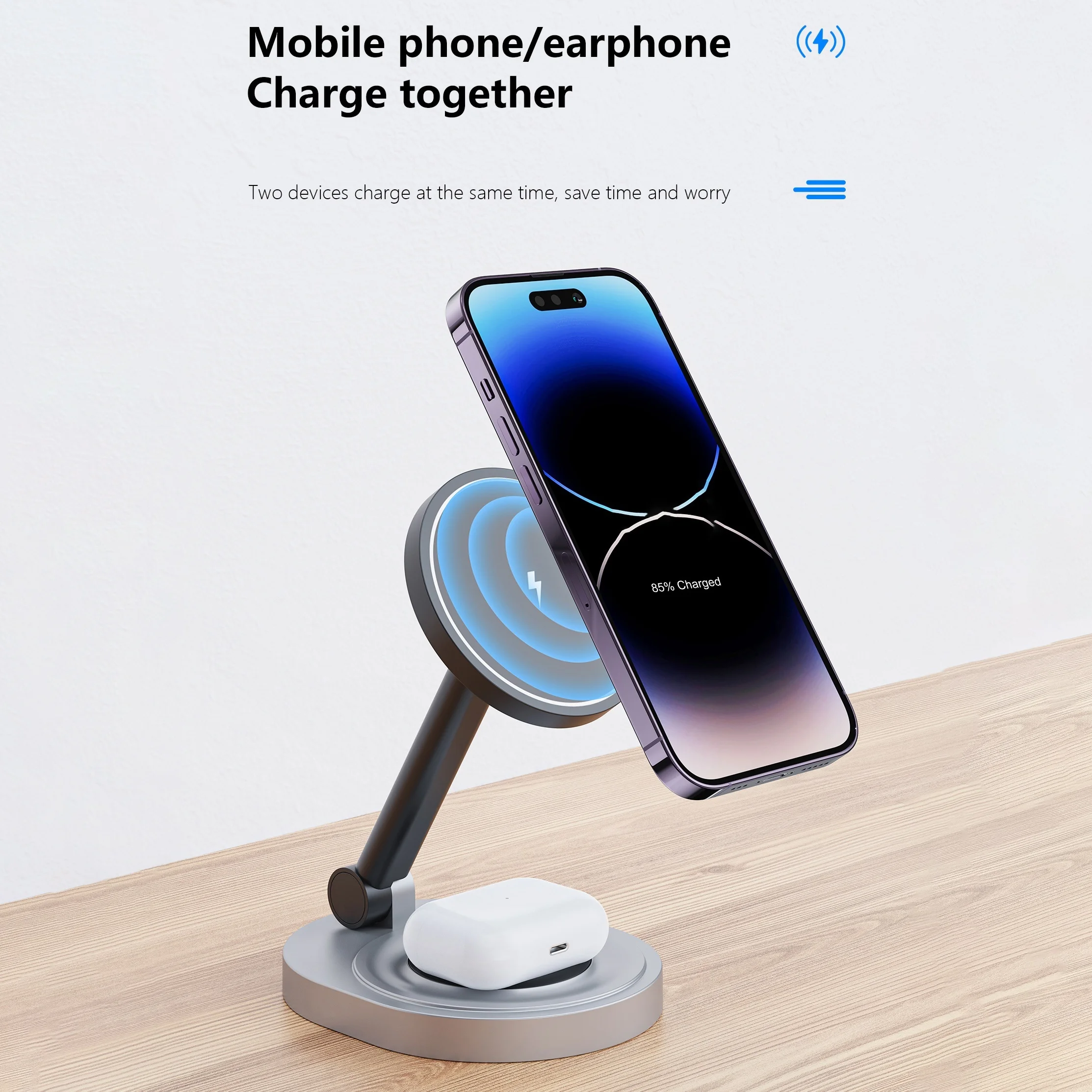 2 In 1 Magnetic Wireless Charg - Watch Charger Cable ulasan dan harga