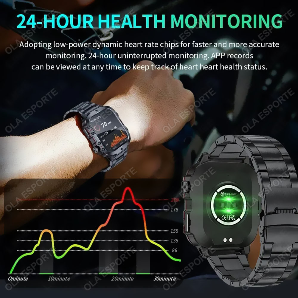 2026 New Military Smart Watch  - Smartwatch X12 ulasan dan harga