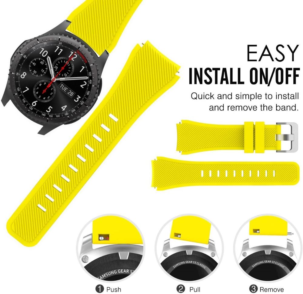 20/22mm Watch Strap For Samsun - Titan Smartwatch Accessories ulasan dan harga