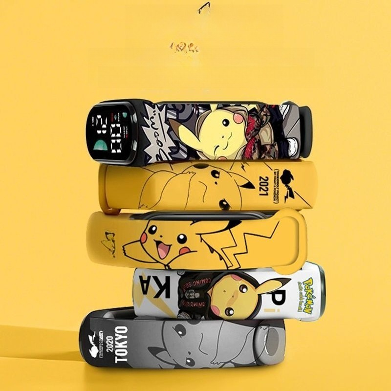 Pokémon cartoon pattern digita - Accessories With Watch ulasan dan harga