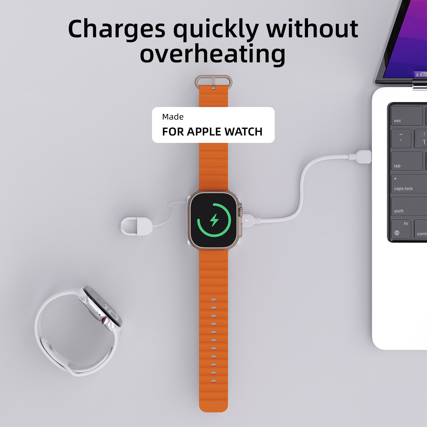 Bonola Magnetic Watch Wireless - Watch Charger Cable ulasan dan harga