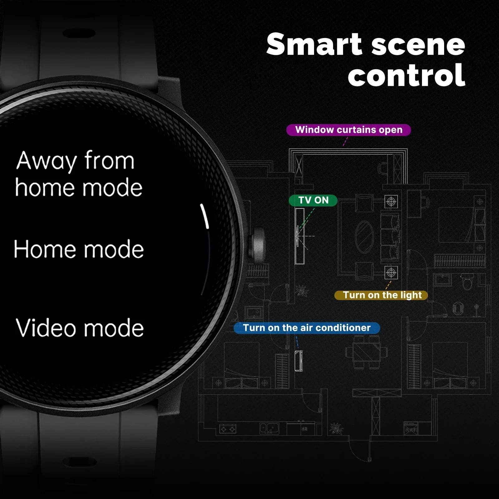 MOES Smart Watch Alexa Built-i - Smartwatch Touch ulasan dan harga