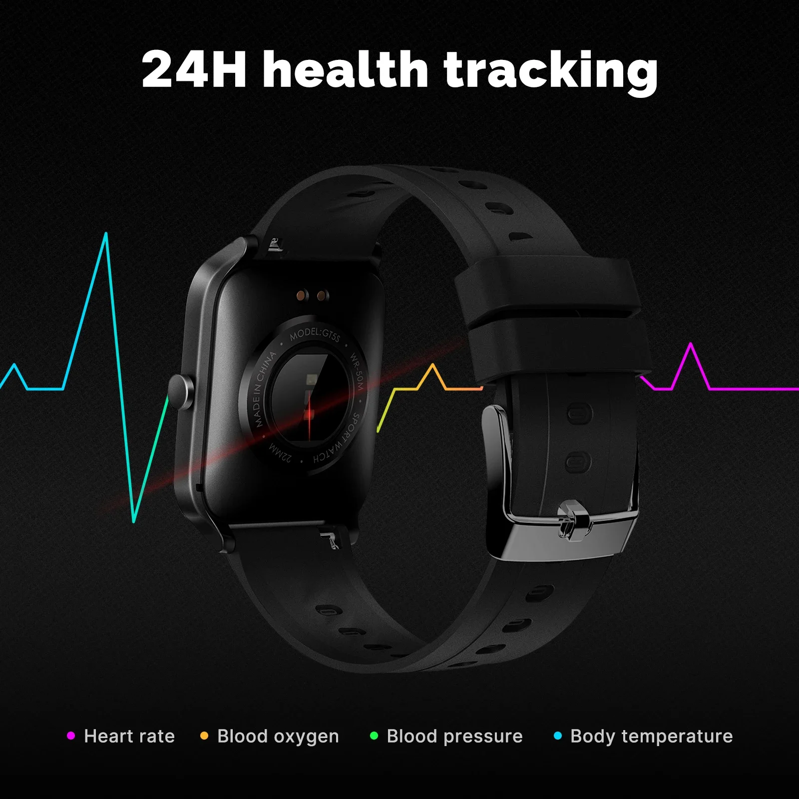MOES Smart Watch Alexa Built-i - Smartwatch Touch ulasan dan harga