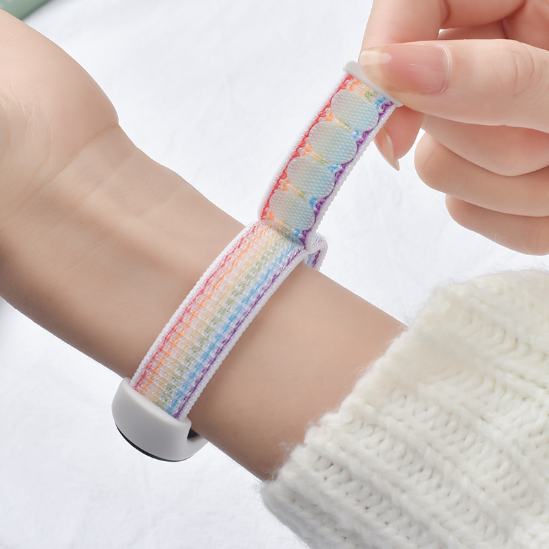 Nylon loop For Xiaomi Mi Band  - Smartwatch Watch Accessories For Women ulasan dan harga