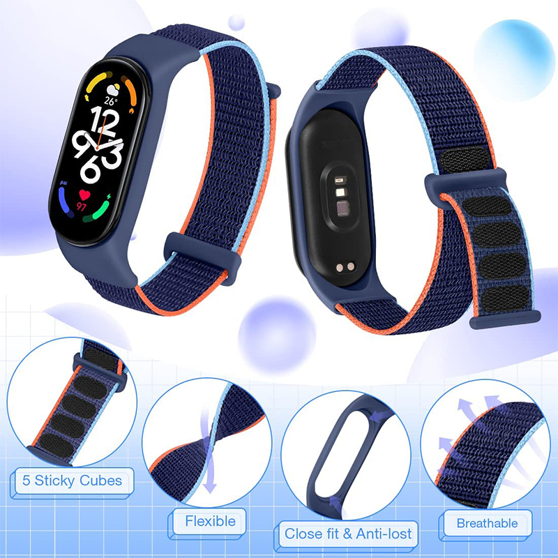 Nylon loop For Xiaomi Mi Band  - Smartwatch Watch Accessories For Women ulasan dan harga